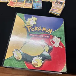 Pokemon Vintage Binder Collection WOTC And Topps over 300 Cards Includes BINDER - Image 1