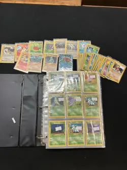 Pokemon Vintage Binder Collection WOTC And Topps over 300 Cards Includes BINDER - Image 2