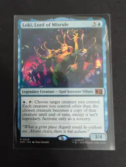 MTG Loki Lord of Misrule Mythic 0628 Marvel Super Hero Card - Image 1