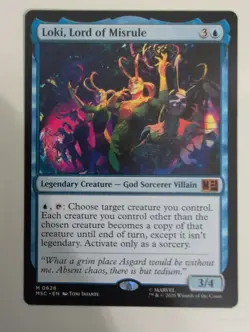 MTG Loki Lord of Misrule Mythic 0628 Marvel Super Hero Card - Image 3
