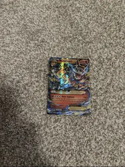 Pokemon TCG M Charizard EX Full Art Holo 220 HP English Standard Card - Image 2