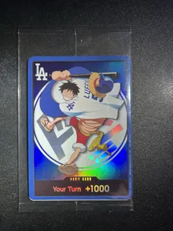 One Piece Luffy Dodger Promo Card Mint Condition. Sealed In Plastic - Image 1
