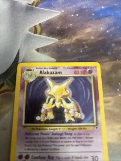 Alakazam Holo Rare 1/110 Legendary Collection LC 2002 Pokemon - Image 4