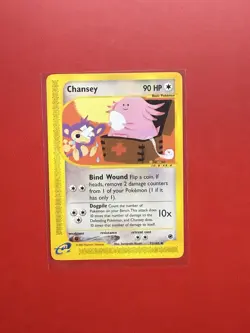 Chansey # 72/165 Expedition Base Set Pokemon TCG Game Trading Cards LP - Image 1