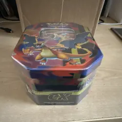 Pokemon Mega Charizard EX Tin Deck Foil Promo Booster Code Card 2023 - Image 5