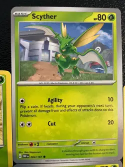 x7 Scyther pokemon cards mixed lot collection set ⚔❇ cute 151 kanto - Image 3