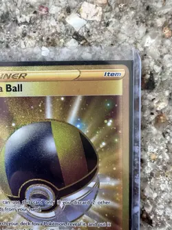 Ultra Ball 186/172 Secret Rare Gold Brilliant Stars Pokemon Card NM - Image 4