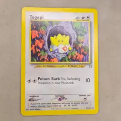 Togepi 51/111 Neo Genesis Pokemon Card WOTC LP Lightly Played - Image 1