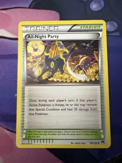 ALL NIGHT PARTY - 96/122 - Breakpoint - Pokemon Card - Mod. Played - Image 1