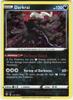 Darkrai - (Cosmos Holo) Promo Miscellaneous Cards & Products 105/189 NM Holo - Image 1