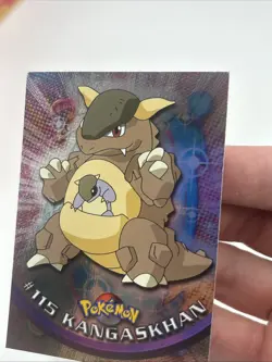 2000 Topps Pokemon TV #115 Kangaskhan (B) Silver Foil FREE SHIP - Image 3