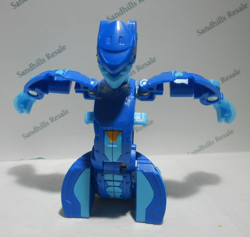 Bakugan Serpenteze Ultra Blue Aquos Battle Planet - B100 - card - cores - Image 3