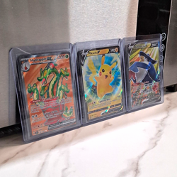 Pokemon TCG 3-Card Lot Hydrapple ex 156/142 Pikachu V SWSH198 Holo Promo - Image 1