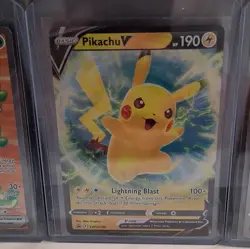 Pokemon TCG 3-Card Lot Hydrapple ex 156/142 Pikachu V SWSH198 Holo Promo - Image 3