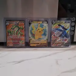 Pokemon TCG 3-Card Lot Hydrapple ex 156/142 Pikachu V SWSH198 Holo Promo - Image 5