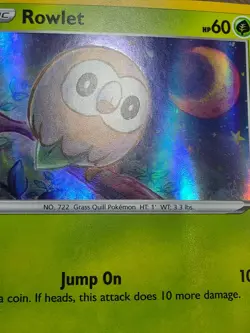 MP Pokemon Rowlet - Promo SWSH: Sword & Shield Promo Cards SWSH220 - Image 5