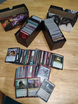 Magic The Gathering Card Lot (Rares) Card Sleeve And Boxes Included. - Image 1