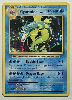 Gyarados 34/108 (LP) Holo Rare XY Series: Evolutions 2016 Pokemon Card TCG - Image 1