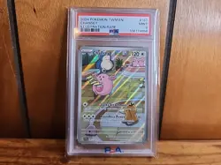 Chansey Twilight Masquerade #187/167 Illustration Rare Pokemon PSA 9 MINT 2024 - Image 1