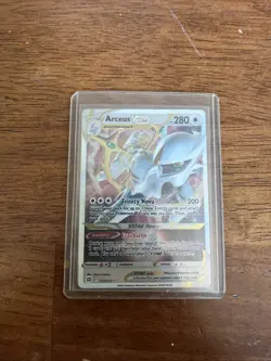 Pokemon Metal Arceus VSTAR Ultra Premium Collection Card 123/172 NM Condition - Image 1