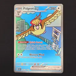 Pokemon TCG Card Pidgeot ex 225/197 Obsidian Flames Special Illustration - LP+ - Image 1