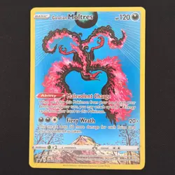 Pokemon TCG Card Galarian Moltres SWSH284 Crown Zenith Black Star Promo - NM- - Image 1