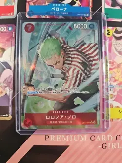 Roronoa Zoro (Alt Art) OP14-015 R The Azure Sea's Seven ONE PIECE Card Japanese - Image 1