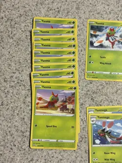 Pokemon TCG Yanma & Yanmega 16 Card Lot Regular English Evolving Skies + More - Image 2