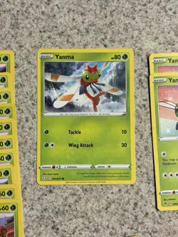 Pokemon TCG Yanma & Yanmega 16 Card Lot Regular English Evolving Skies + More - Image 3