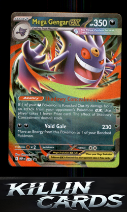 Mega Gengar ex - 073 073 Pokemon Promo ME: Mega Evolution Promo Card NM - Image 1