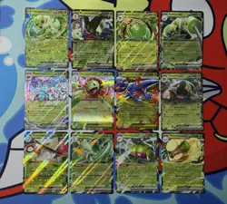 Pokemon TCG - Grass EX 12-Card Lot Sprigatito, Meowscarada, Mega Meganium & More - Image 1