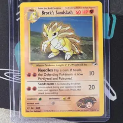 Gym Heroes/Challenge 5-Card Lot: Brock's Sandslash, Snorlax - Image 1