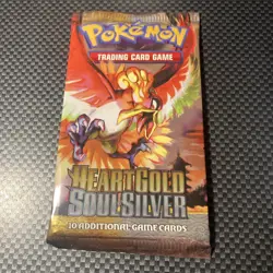 2010 Pokemon Cards TCG Heart Gold Soul Silver New Sealed Booster Pack UNWEIGHED - Image 1