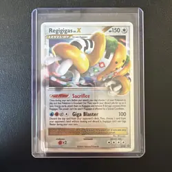 Pokemon Regigigas LV.X DP30 DP Black Star Promo Holo Level Up 2008 Card - Image 1
