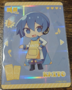 Kaito N CY-B02-N18 | Official Kayou Hatsune Miku T2W2 Foil Card - Image 1