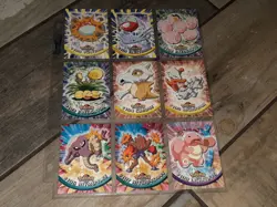 LOT OF 9 TOPPS POKEMON CARDS #100-108 HITMONLEE HITMONCHAN MAROWAK! - Image 1