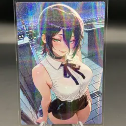 Reze | Chainsaw Man Holographic Anime Collectible Trading Card - Image 1