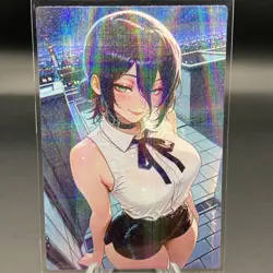 Reze | Chainsaw Man Holographic Anime Collectible Trading Card - Image 2