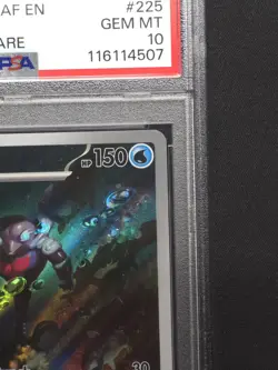 PSA 10 Palafin 225/091 Pokemon Paldean Fates Illustration Rare 2024 GEM MINT - Image 3