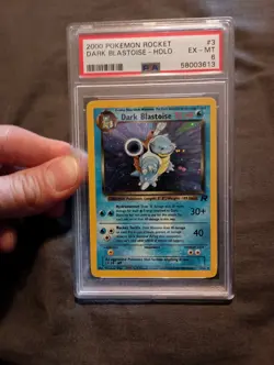 2000 POKEMON ROCKET #3 DARK BLASTOISE-HOLO GRADED PSA 6 - Image 1