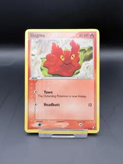 Slugma 73/115 MP - 2005 EX Unseen Forces Pokemon TCG Card - Tomokazu Komiya Art - Image 1