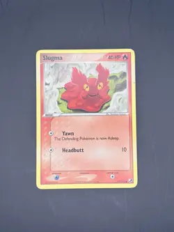 Slugma 73/115 MP - 2005 EX Unseen Forces Pokemon TCG Card - Tomokazu Komiya Art - Image 2