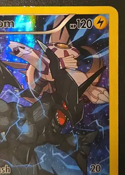2015 Pokemon Zekrom w Palkia XY76 Holo Promo Card Black Star Ultra Rare Full Art - Image 3