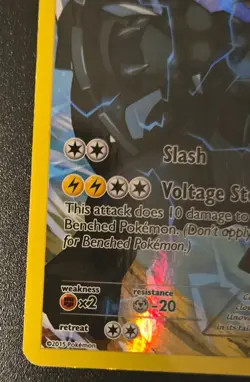 2015 Pokemon Zekrom w Palkia XY76 Holo Promo Card Black Star Ultra Rare Full Art - Image 4