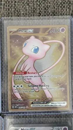 Pokemon Mew EX Four Card Lot 205/165 193/165 216/091 Full Art NM - Image 3