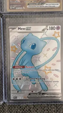 Pokemon Mew EX Four Card Lot 205/165 193/165 216/091 Full Art NM - Image 5