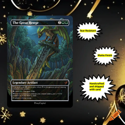 Mtg - The Great Henge - Playtest Card Commander EDH - Matte Finish - Image 1