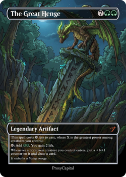 Mtg - The Great Henge - Playtest Card Commander EDH - Matte Finish - Image 2