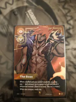 Riftbound Sett The Boss (Overnumbered) NM Foil Origins - Image 1