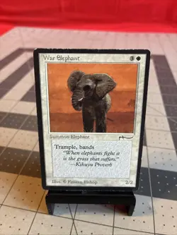 Vintage 1993 MTG Arabian Nights War Elephant - Image 1